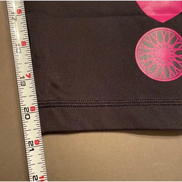 Lululemon Soulcycle Skull Heart Wunder Under Crop Leggings Sz 4 - Picture 6 of 12